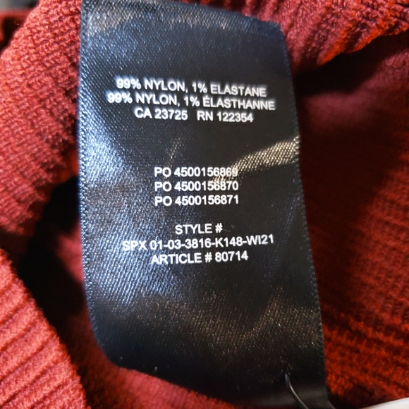 BABATON knit tank/cami ribbed knit cropped Sweater top - Picture 8 of 9